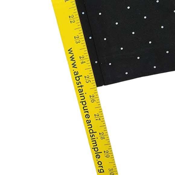Old Navy Pixie Pants Womens Size 0 Black White Dot Print Stretch Black - Picture 8 of 10